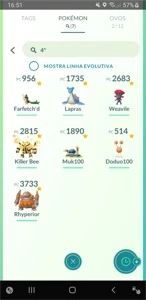 Conta Pokemon GO - Level 35 - Pokémon