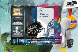 ZWCAD Mechanical / MFG 2024 SP0 - VITALICIO em Português - Softwares e Licenças