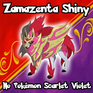 Zamazenta Shiny para Pokémon Scarlet Violet
