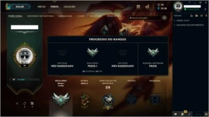 CONTA PRATA 1 (ÓTIMA SMURF) - League of Legends LOL
