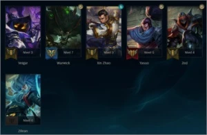 Conta lol 11 Skins Bronze 1 - League of Legends