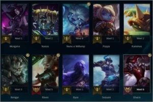 Conta lol 11 Skins Bronze 1 - League of Legends