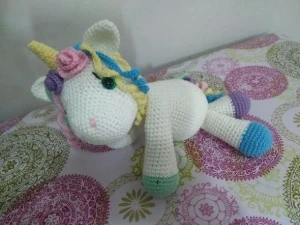 Amigurumi Unicórnio - Artesanato e Personalizados