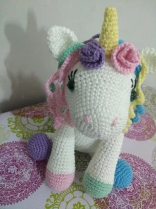 Amigurumi Unicórnio - Artesanato e Personalizados