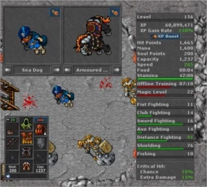 Vendo RP 156 Descubra (Novo server Opt-PVP) - Tibia