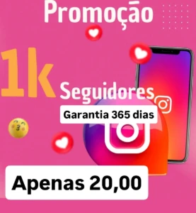 Seguidores com garantia 365 dias