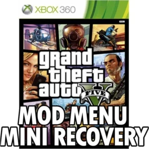 GTA 5 MOD MENU MINI 3 EM 1 RECOVERY DVD DO JOGO - Xbox