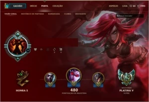 Conta League of Legends COMPLETA LOL