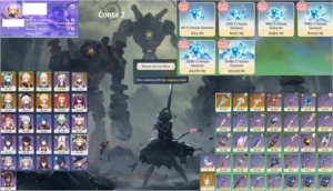 ar 56 25 dias de benção eula kazuha kokomi keqing jean c1 qi - Genshin Impact
