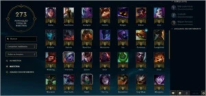 Conta de lol Platina 5 com 52 skins e varios cromas! - League of Legends
