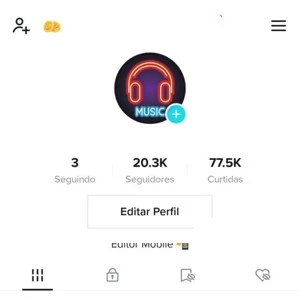 Conta TikTok +20k de Seguidores Engajada - Redes Sociais