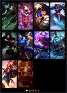 CONTA DE LOL BRONZE II+42 CAMPEÕES+9 SKINS - League of Legends