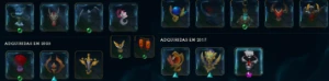 Conta 137 skins todos champions - League of Legends LOL