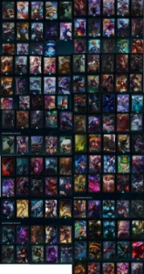 Conta 137 skins todos champions - League of Legends LOL