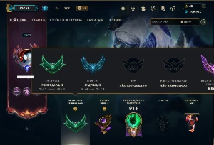 Esmeralda 2 com TODOS os Champs e 240 Skins ( SUP \ ADC )