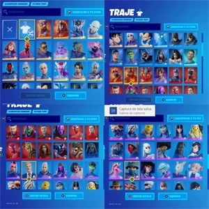 Conta fortnite 112 skins