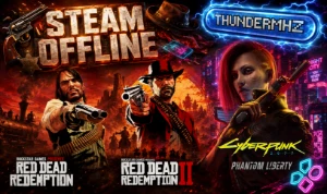 Red Dead Redemption 1 e 2 + Cyberpunk com DLC Steam OFFLINE