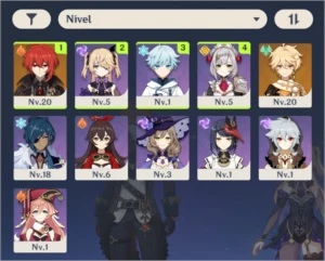 (NA) Conta AR12 DILUC+ARCO DE AMOS+24 DESEJOS - Genshin Impact