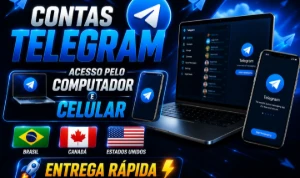 Contas Telegram Prontas | Pc + Celular | Entrega Rápida