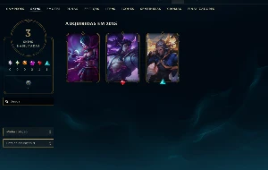 Conta lol level 38 , platina 3 , skind do viego e tresh - League of Legends