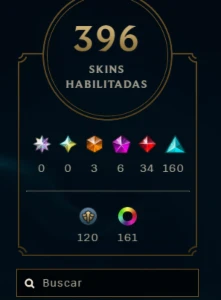 Vendo Conta LOL -nvl 905-3000 RP - League of Legends