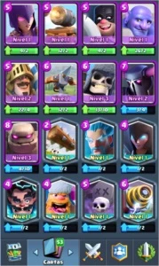 CLASH ROYALE | CONTA LV.10 + 9 LENDARIAS | ARENA DO PORCO
