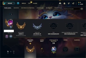 Conta ouro 2 com 30 Champs e 5 Skins ( EMAIL NÃO CONFIRMADO) - League of Legends LOL