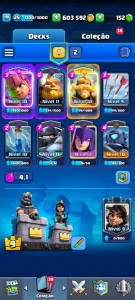 Conta Clash Royale Lvl 25 | 5800+ Troféus | Mega Cavaleiro.