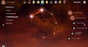 Conta genshin com Hu Tao + 2000 Gemas AR-11 Boa para começar - Genshin Impact