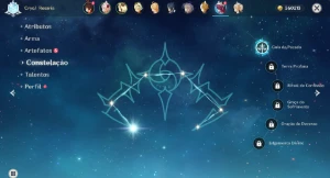 Conta genshin com Hu Tao + 2000 Gemas AR-11 Boa para começar - Genshin Impact