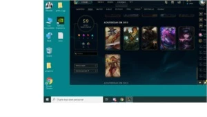 conta platina league of legends 750 reais LOL
