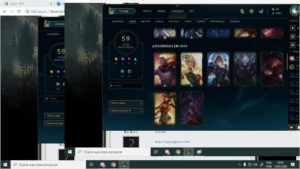 conta platina league of legends 750 reais LOL