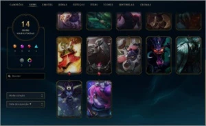 Conta diamante 4 - League of Legends LOL