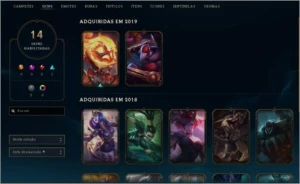 Conta diamante 4 - League of Legends LOL