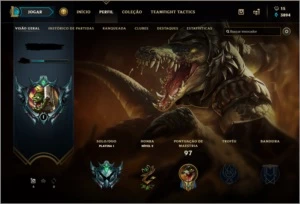 Conta platina 1 - League of Legends LOL