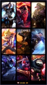 Conta platina 1 - League of Legends LOL