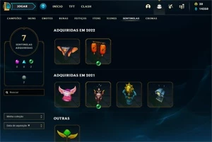 Conta Diamante 4 (60 pdl) Level 74+ - League of Legends LOL
