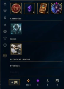 Conta gold 2 - League of Legends LOL