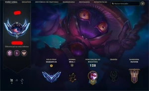 Conta League of Legends - Diamante 3 LOL