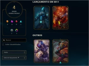 Conta League of Legends Diamante LOL