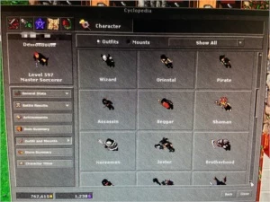 MS 595 Menera ML 105 Full acessos - Tibia