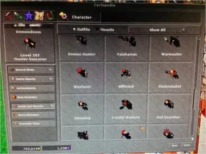 MS 595 Menera ML 105 Full acessos - Tibia