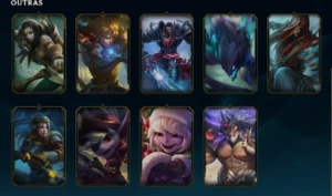 Conta Master  All Champs Gamepass 13 Skins - League of Legends LOL