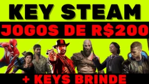 Key De 100$ Ou Mais + 2 Keys Brindes Entrega Automatica - Steam