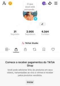 Conta Tiktok 2K Seguidores Com Shop Liberado - Redes Sociais