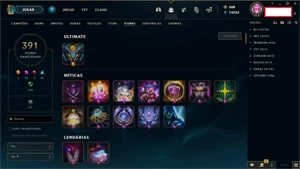 Conta lol 2011 - 848 skins - League of Legends