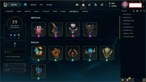 Conta lol 2011 - 848 skins - League of Legends