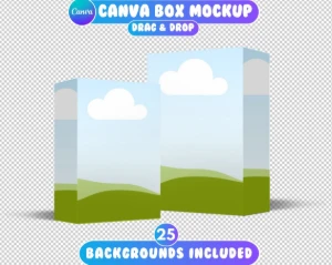 mockup de caixa no canva 3d - Outros