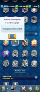 Conta de Clash Royale