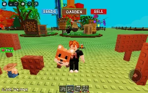 Grow A Garden Conta Com 1 Sunflower + Beanstalk Gold - Roblox
